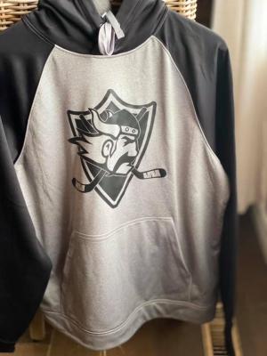 Grey Hoodie with Vikings logo