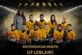 2021-22 U7 LeBlanc team photo