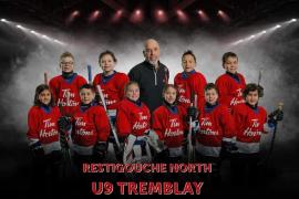 2021-22 U9 Tremblay team photo